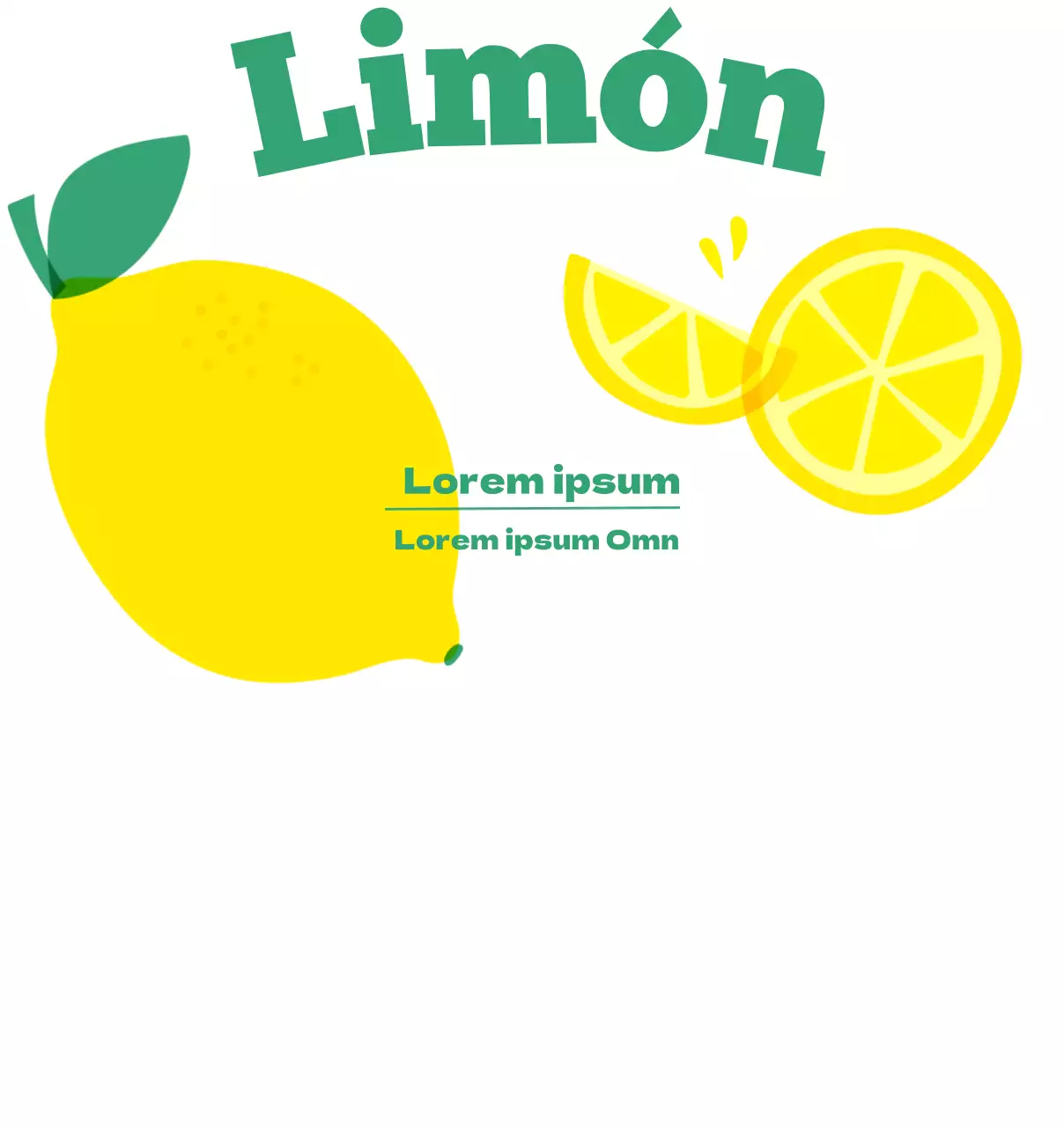 Ilustración de frutos secos en colores primarios