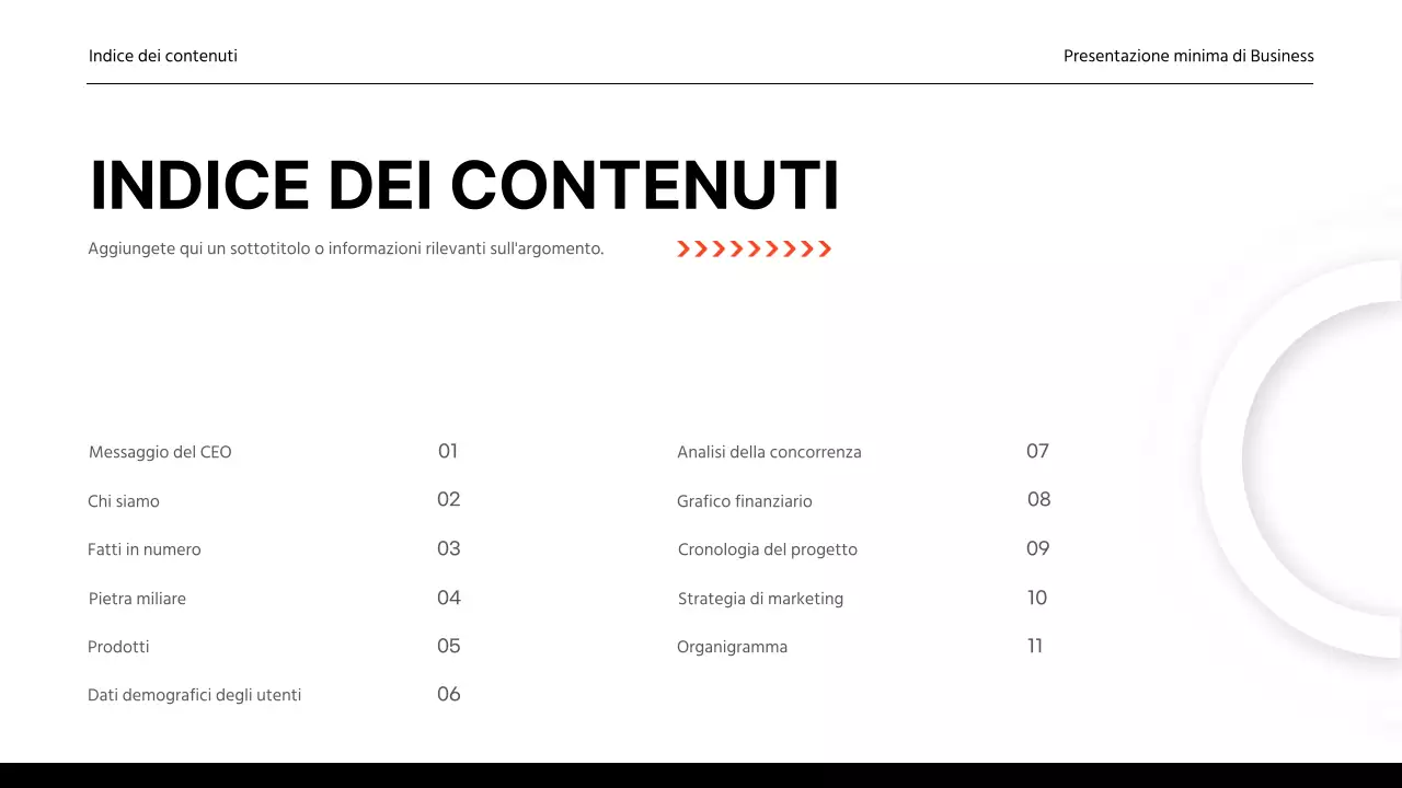 Materiale per relazioni aziendali classiche in nero e rosso