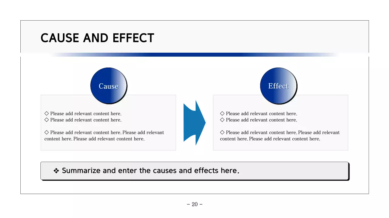 Basic printable report in navy blue and gray