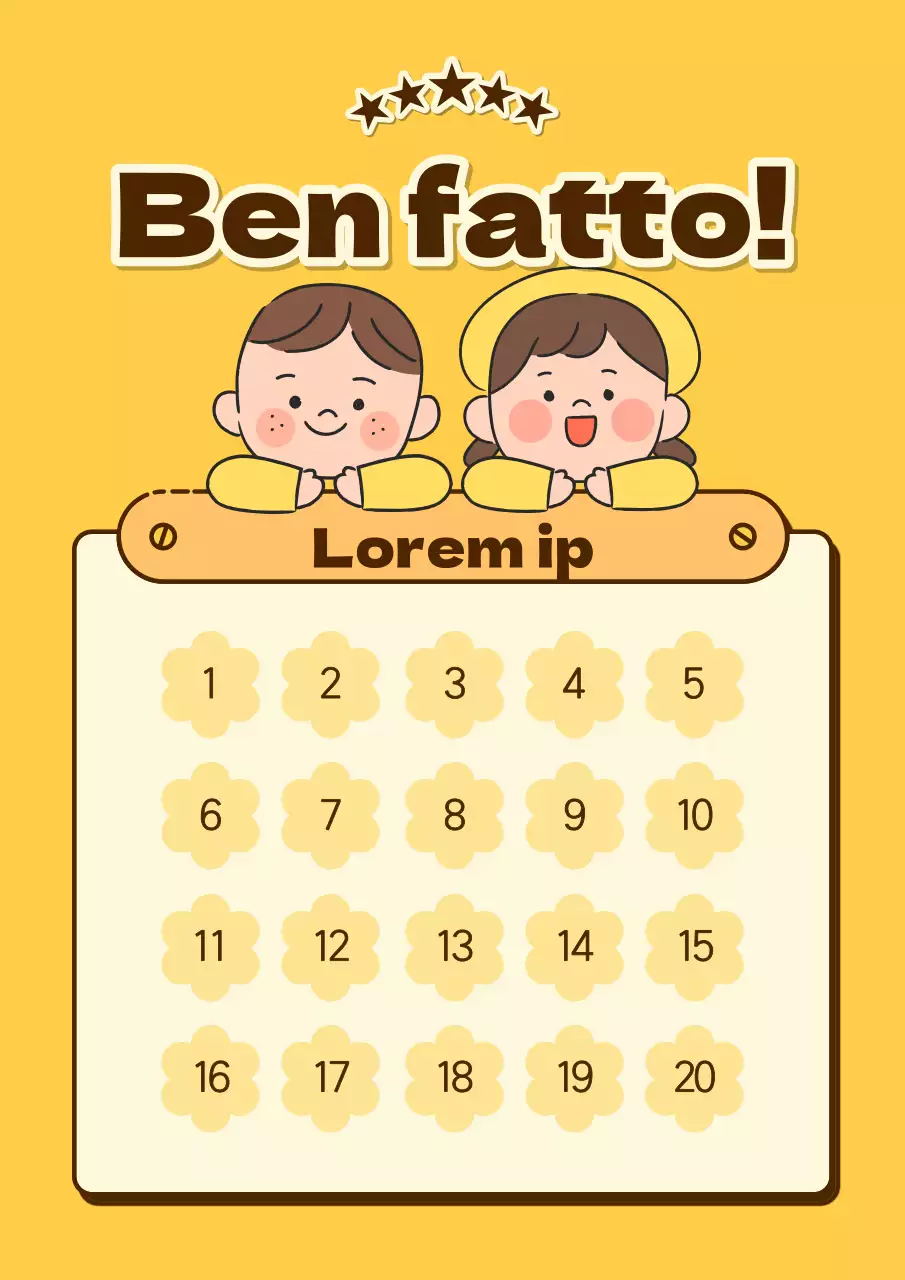 Simpatica copertina adesiva gialla e marrone ben fatta