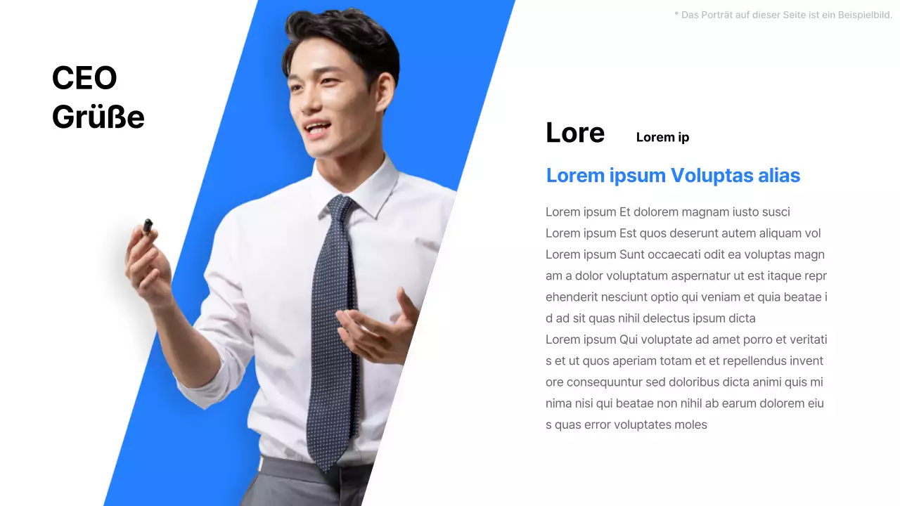 Eine Einführung in einen Regenbogen moderner CEO-Grüße