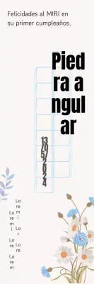 Mensaje de feliz cumpleaños en papel manuscrito vintage