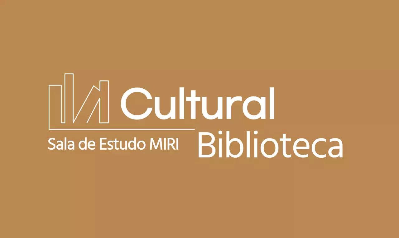 Logótipo de ilustração de sala de leitura moderna e simples em bege