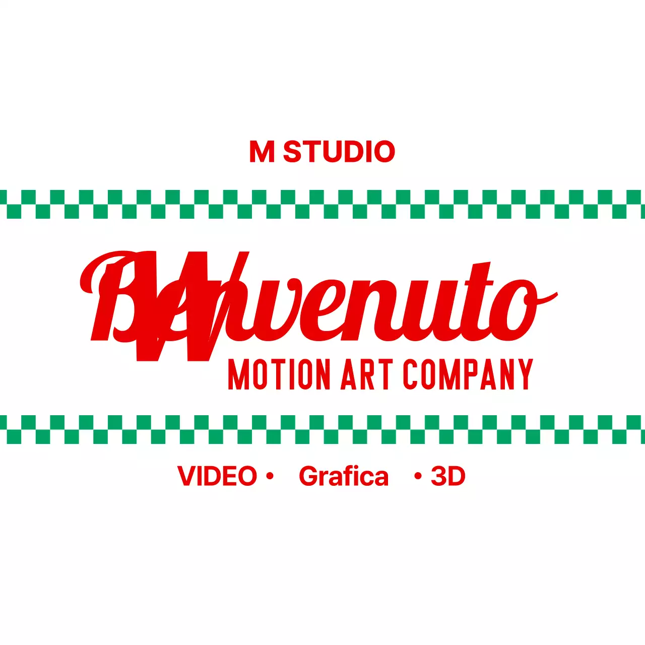 Design circolare retrò con aspetto a scacchiera