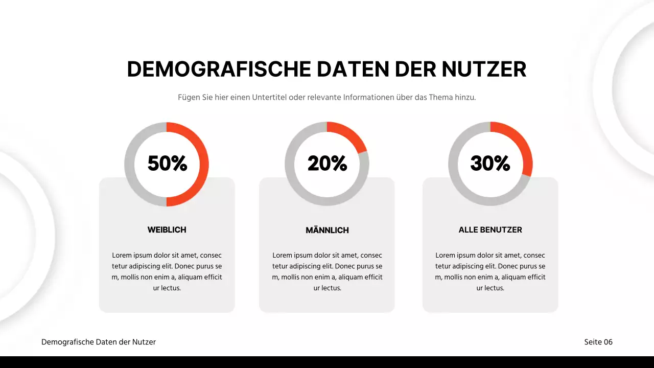 Schwarzes und rotes klassisches Geschäftsberichtmaterial