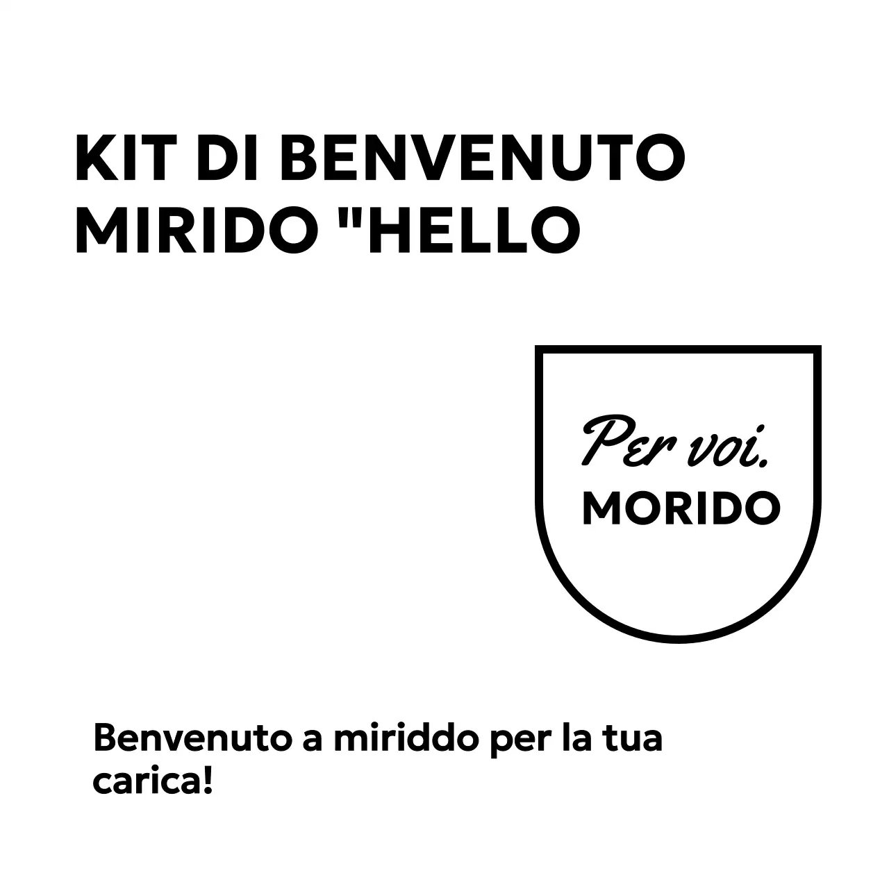 Kit di benvenuto aziendale con caratteri gotici e corsivi