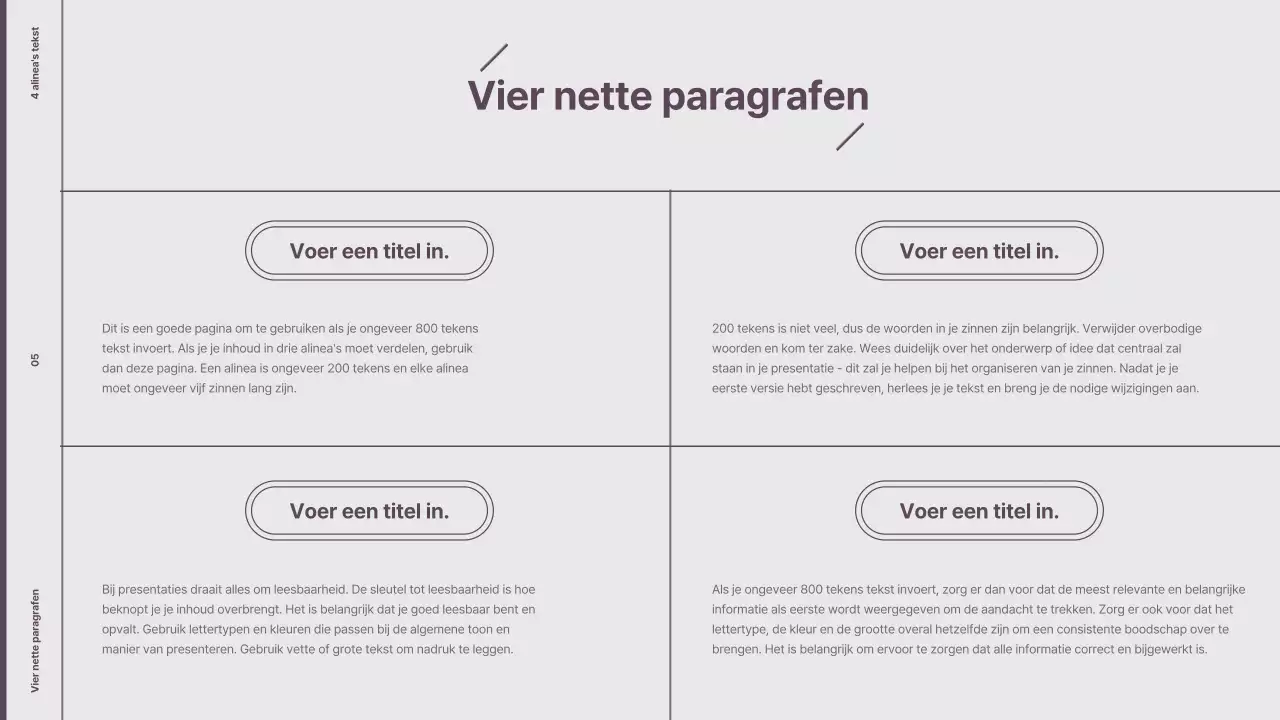 Uitleg over de minimalistische stijl van opmaken in paars
