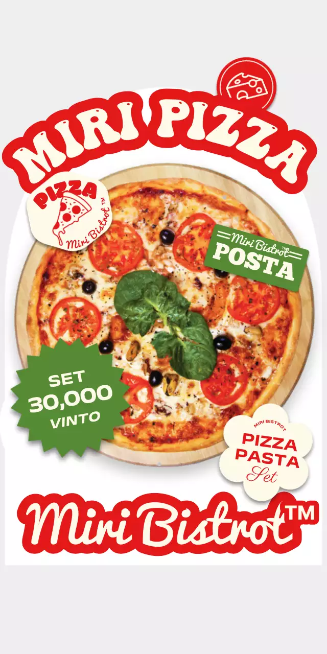 Pizza Red Vintage all'americana