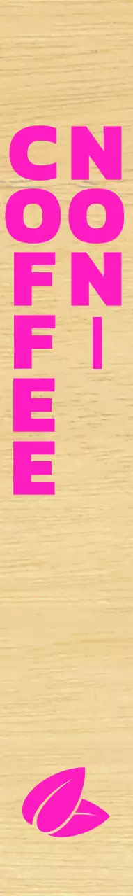 Kafe modern dengan aksen merah muda