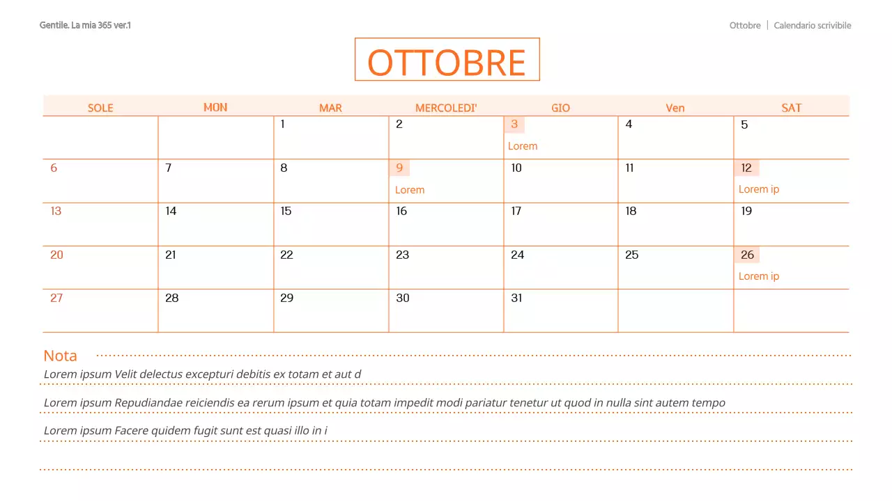 Un calendario GoodNote di tendenza in bianco e grigio