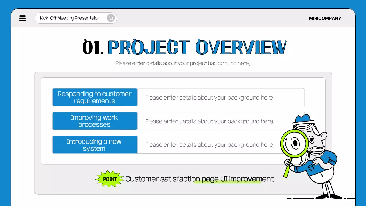 Blue Clean Meeting Presentation