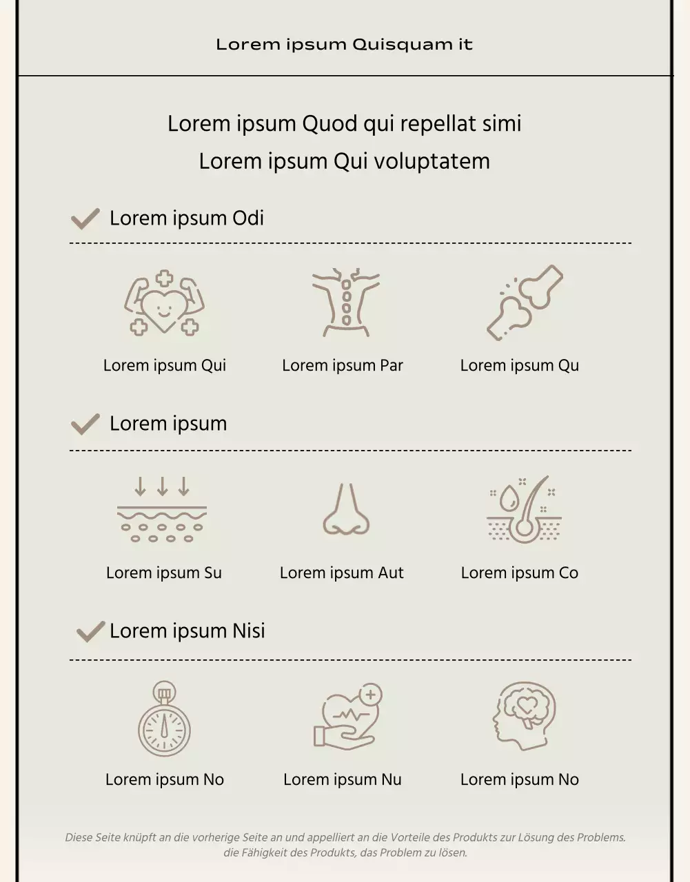 Basic-Style in Schwarz und Beige Markenzeichen des Handels