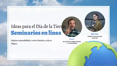Un sencillo recurso azul claro para el Día de la Tierra