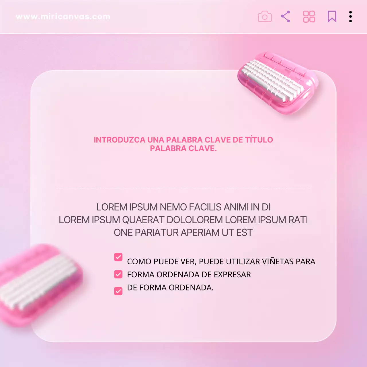 Un fondo de moda en menta y rosaAcerca de la plantilla