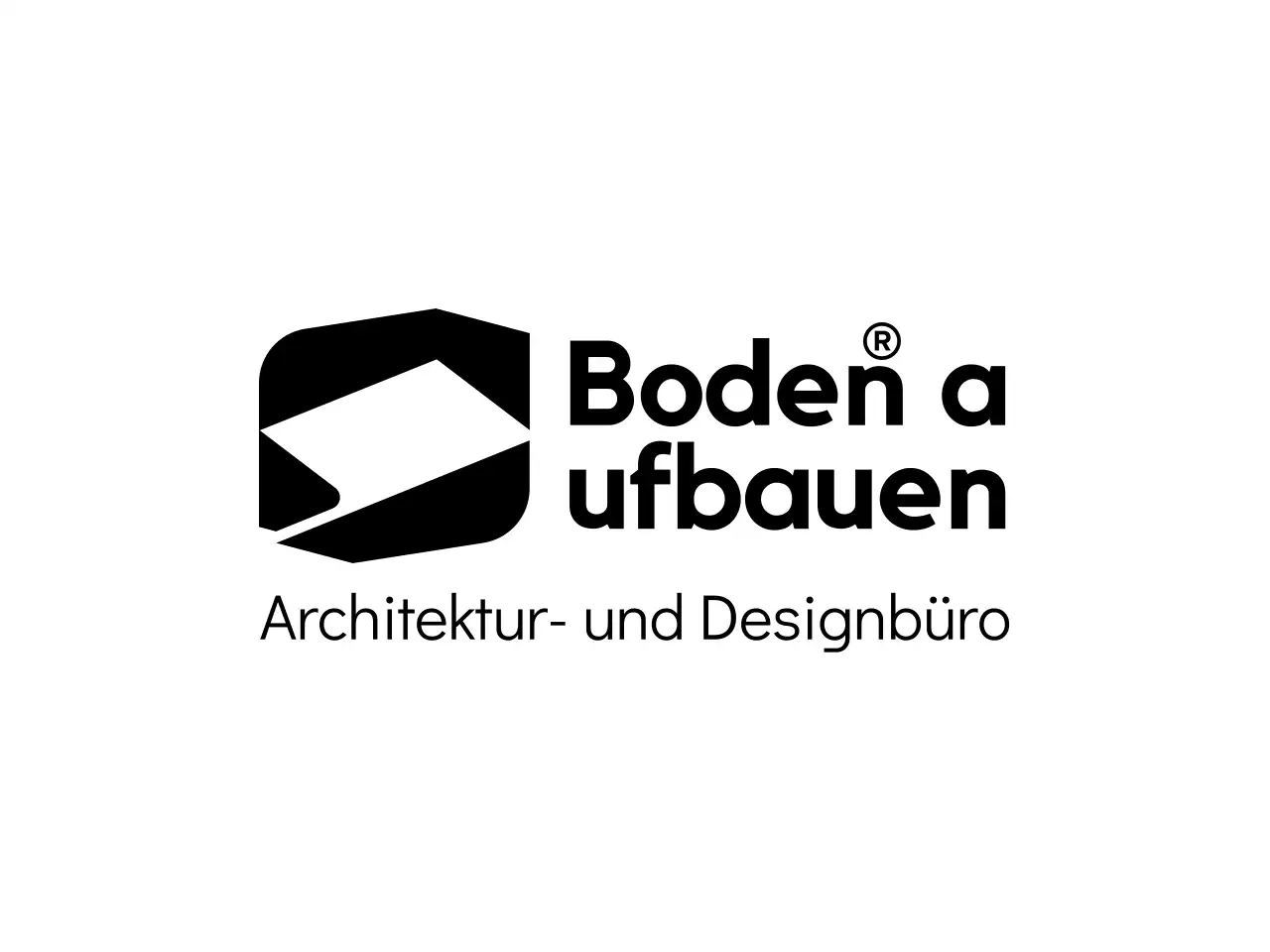 Geschäftslayout mit einem einfachen Firmenlogo