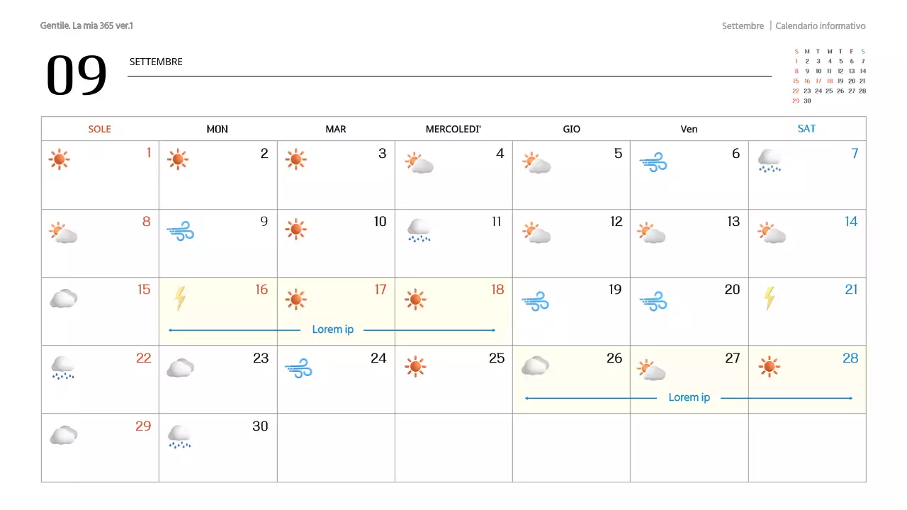 Un calendario GoodNote di tendenza in bianco e grigio