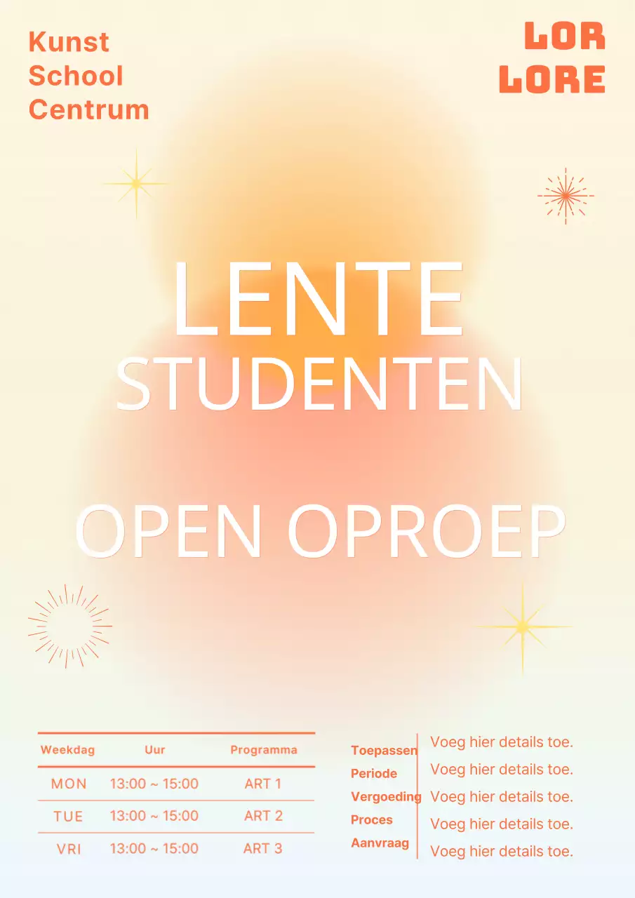 Oranje, minimalistisch centrum stimuleert ledenwerving in het voorjaar