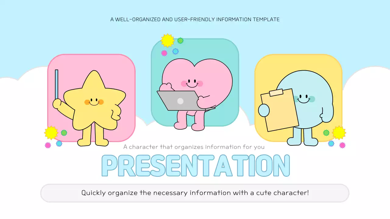 Colorful Cute Template Presentation