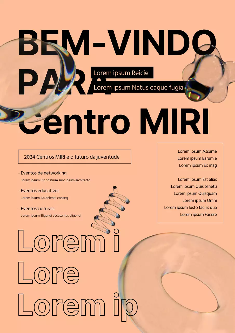 Promover eventos públicos em cor-de-rosa e preto