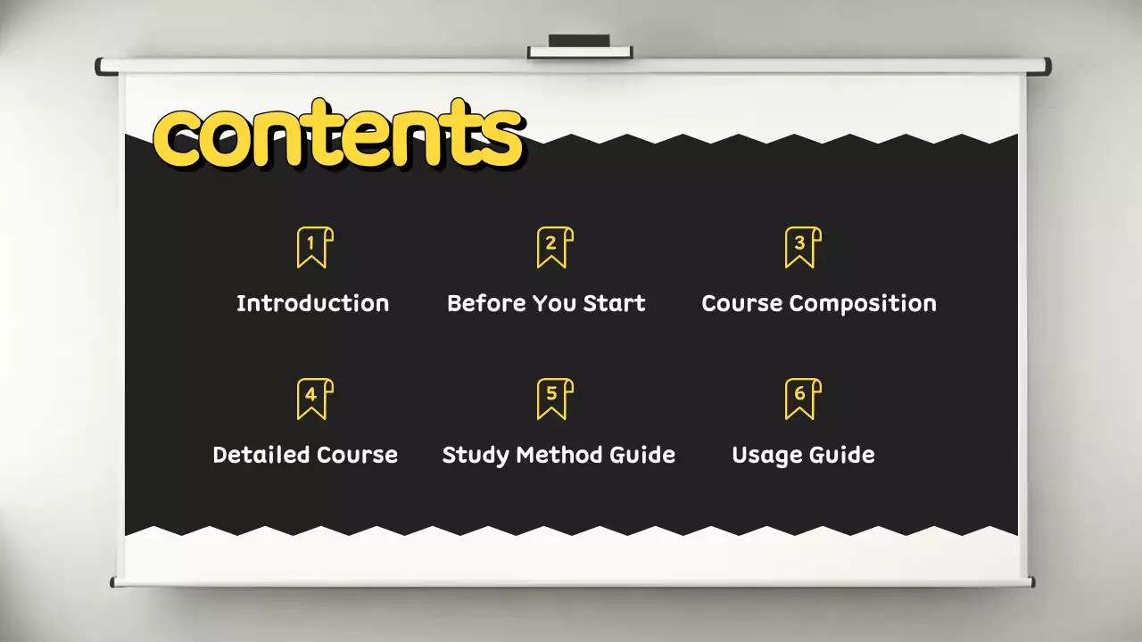 Apresentação do Guia de Aprendizagem Simples Amarelo