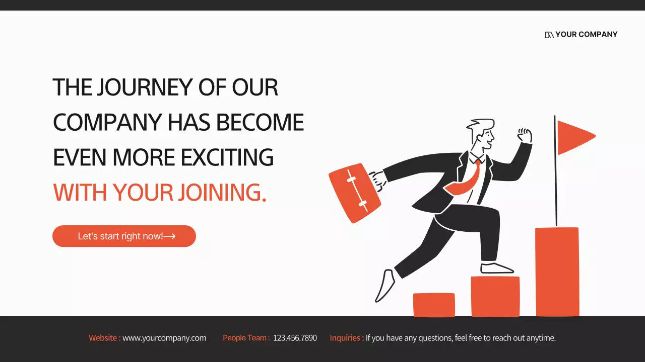 오렌지 모던 온보딩 가이드 프레젠테이션