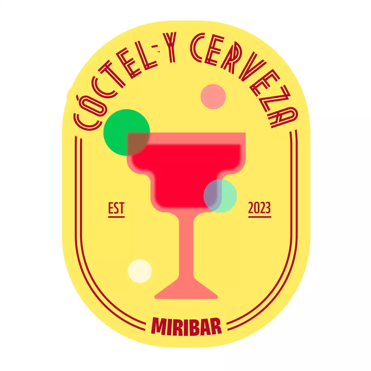 Coctelería sentimental amarilla