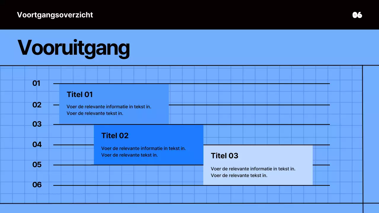 Kitscherig vergadermateriaal in blauw