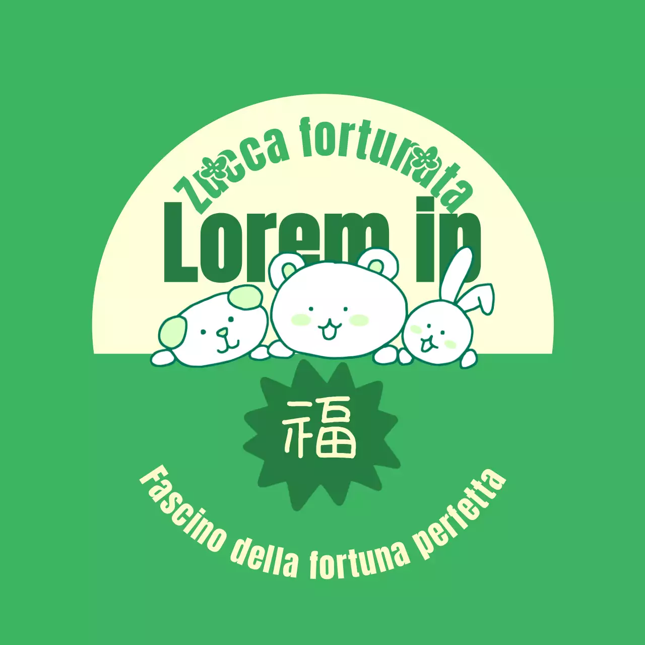 Un simpatico concetto di amuleto di classe B per il SAT che fa il tifo per il successo