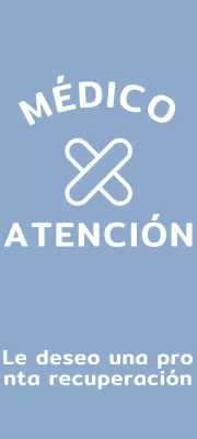 Atención médica sencilla con ilustraciones sobre medicina