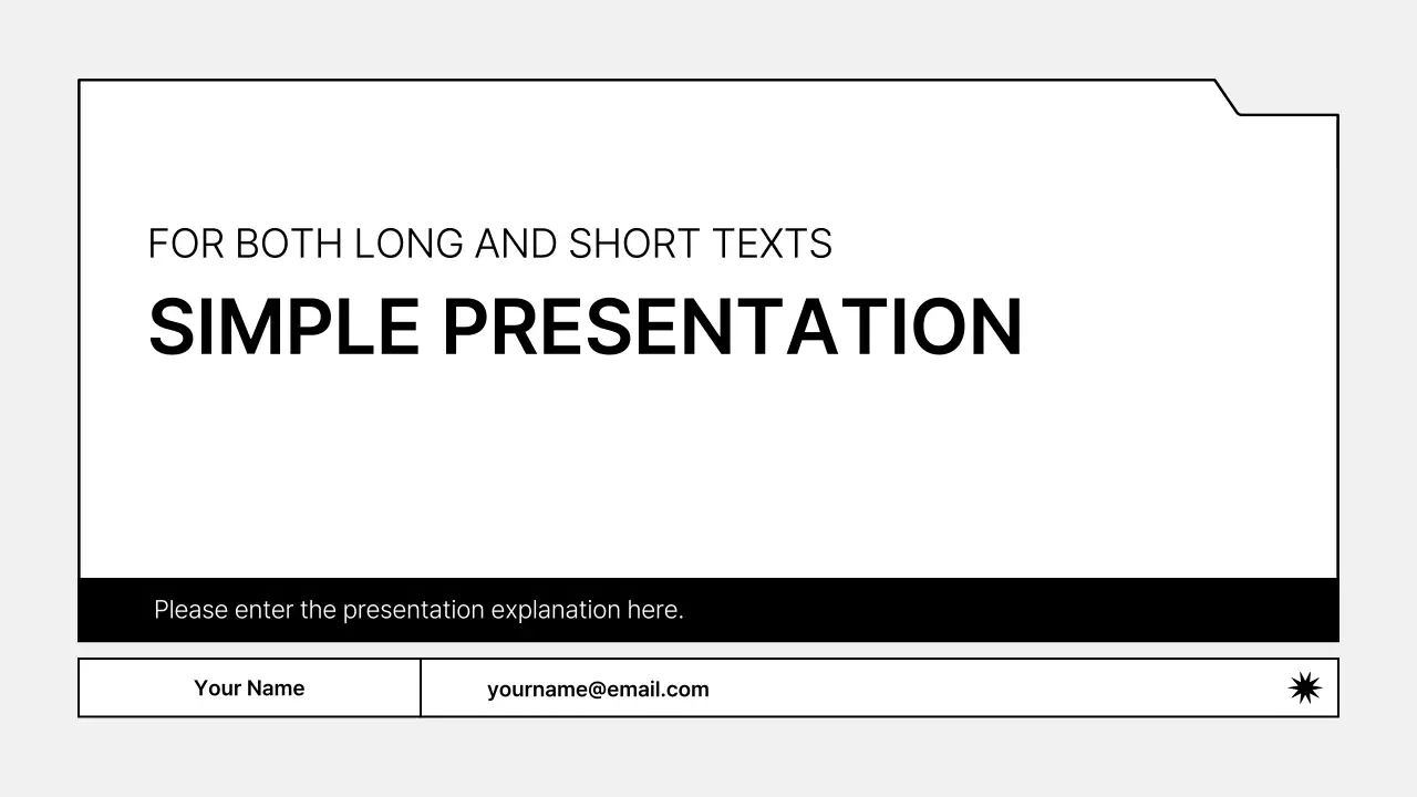 화이트 미니멀 가이드 프리젠테이션