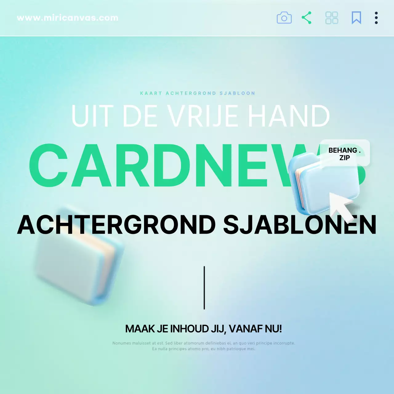 Een trendy achtergrond in mint en rozeOver de sjabloon