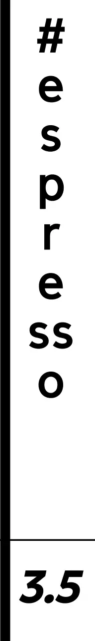 Kedai kopi hitam dan putih yang bersih