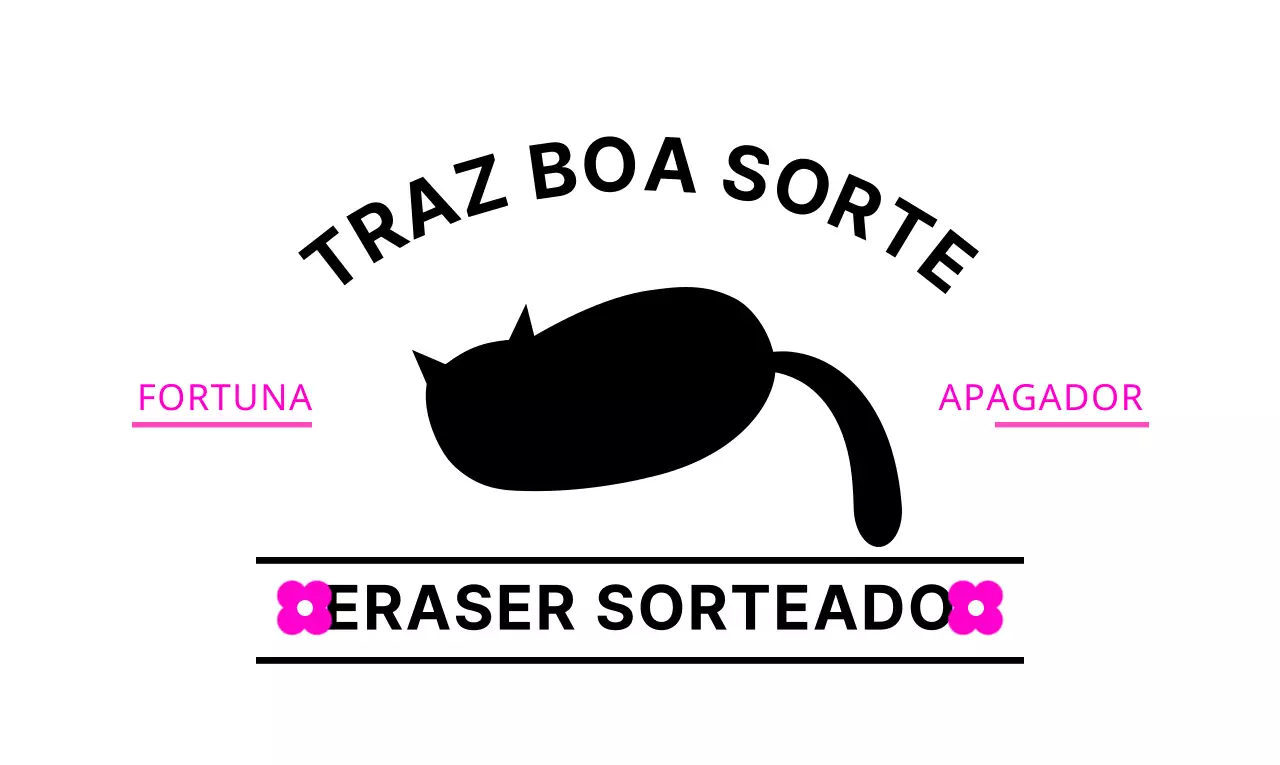 Desenhe artigos de papelaria com um gato deitado
