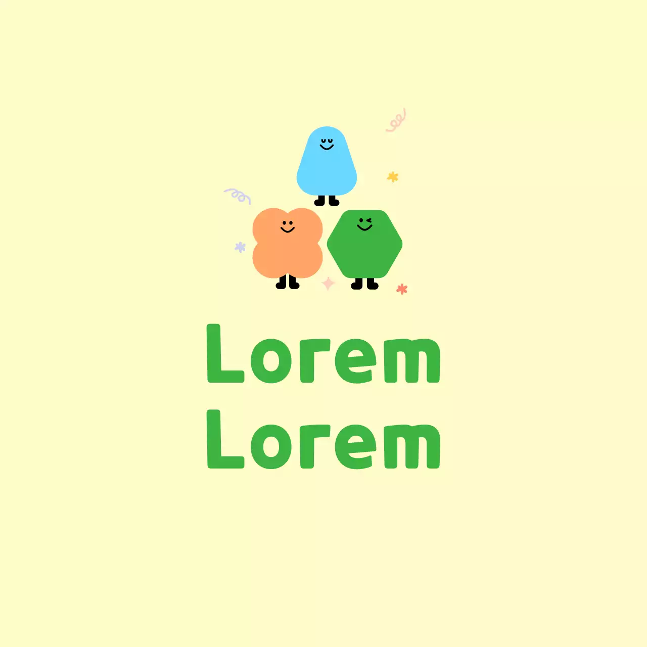 Book discussion and essay writing school with cute characters