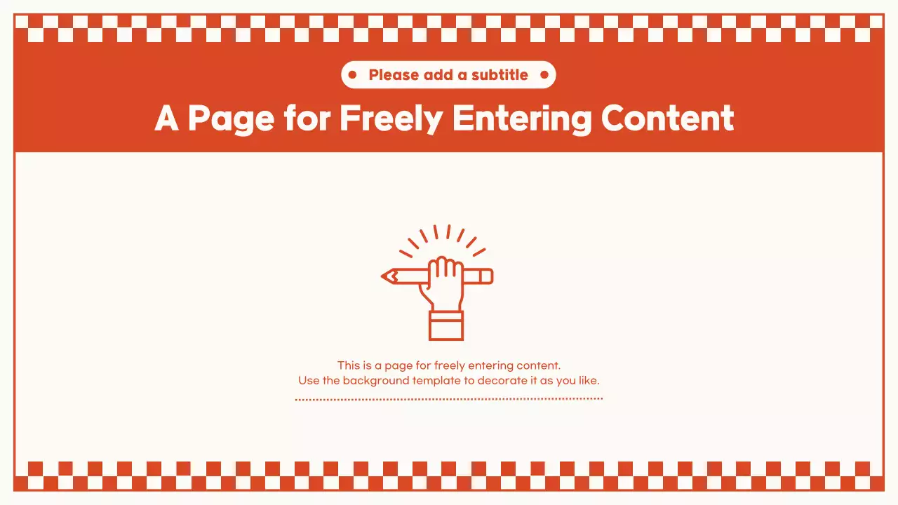 오렌지 심플 템플릿 프레젠테이션