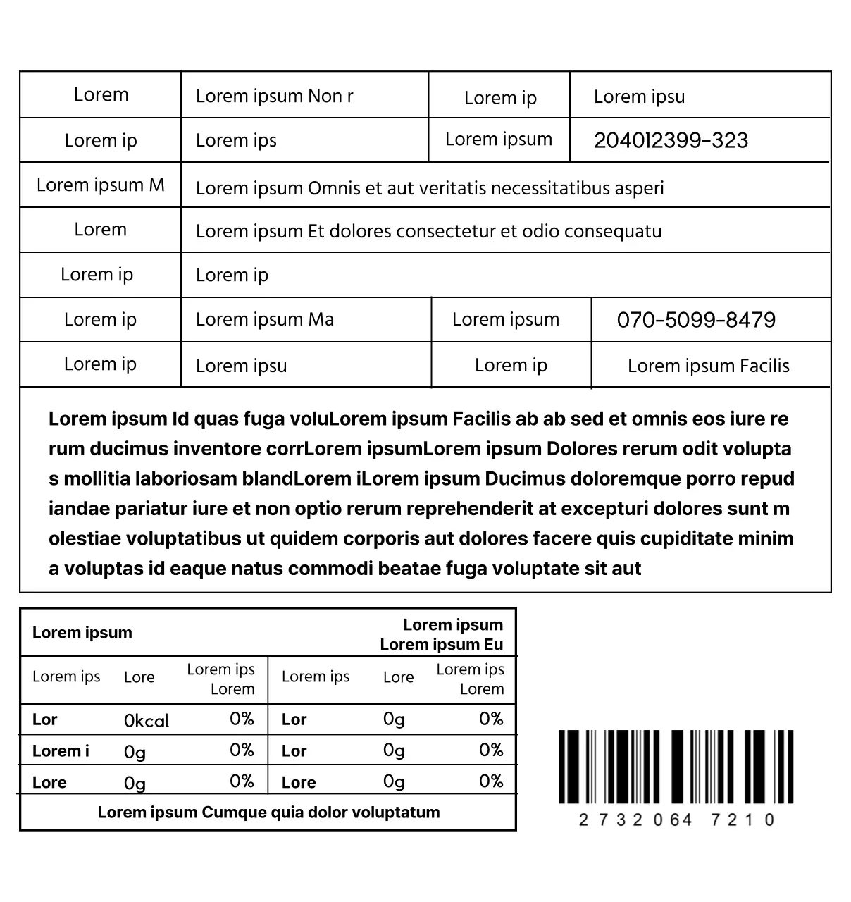 Illustration von Trockenfrüchten in Primärfarben