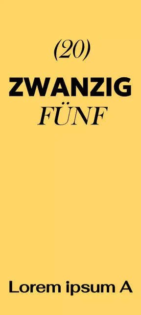 Briefpapier mit verschiedenen Schriftarten gestalten