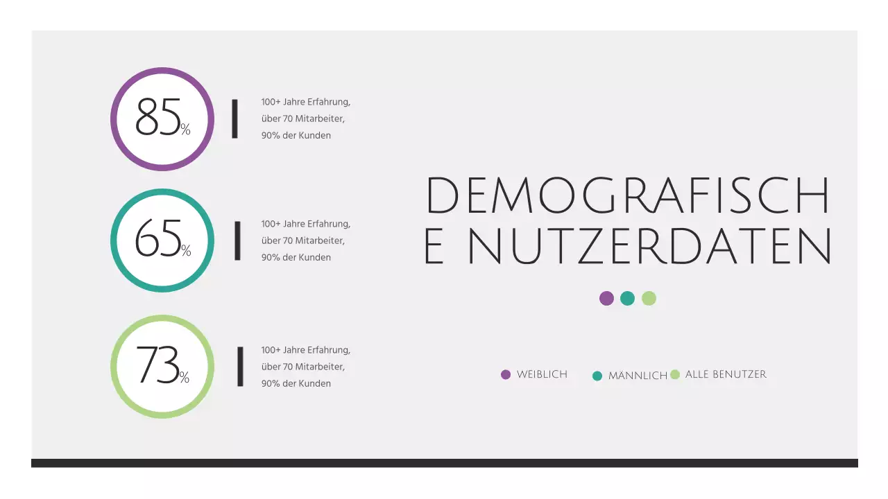 Elegante Geschäftsberichte in Schwarz und Weiß