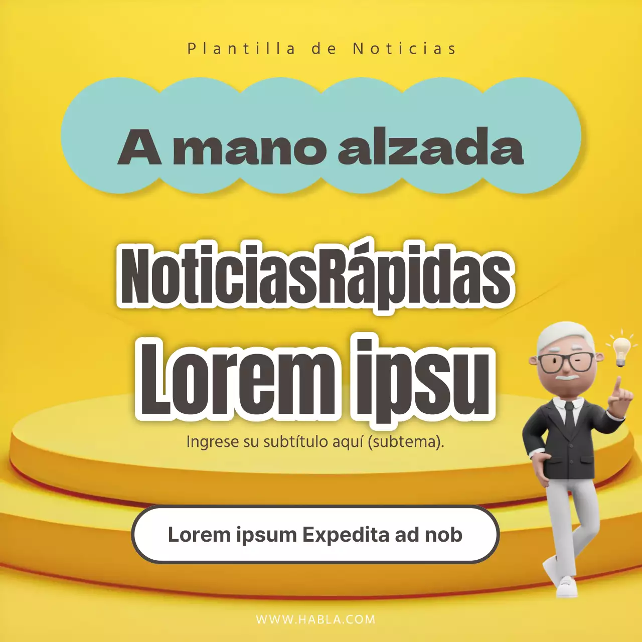 Una fiesta kitsch en amarillo y azul claro