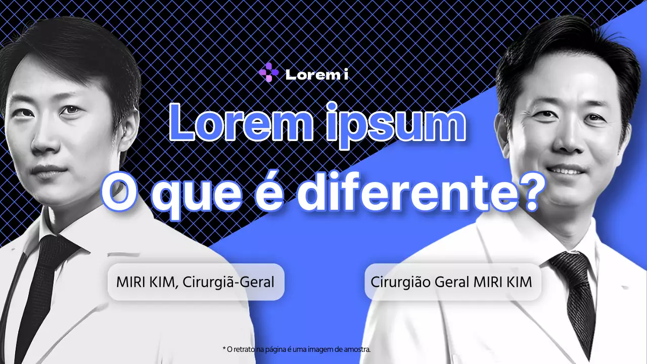 Informações médicas modernas explicadas a azul marinho e a preto e branco
