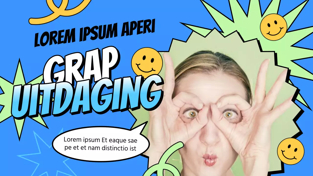 Inleiding tot de lichtblauwe pop-art uitdaging van April Fool's