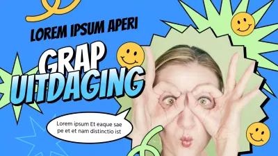 Inleiding tot de lichtblauwe pop-art uitdaging van April Fool's