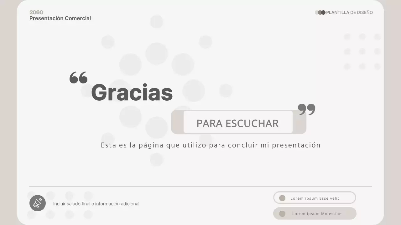 Una presentación de empresa sencilla y de color beige