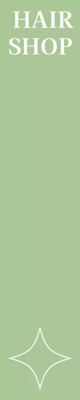 Salon kecantikan dengan ilustrasi garis lengkung