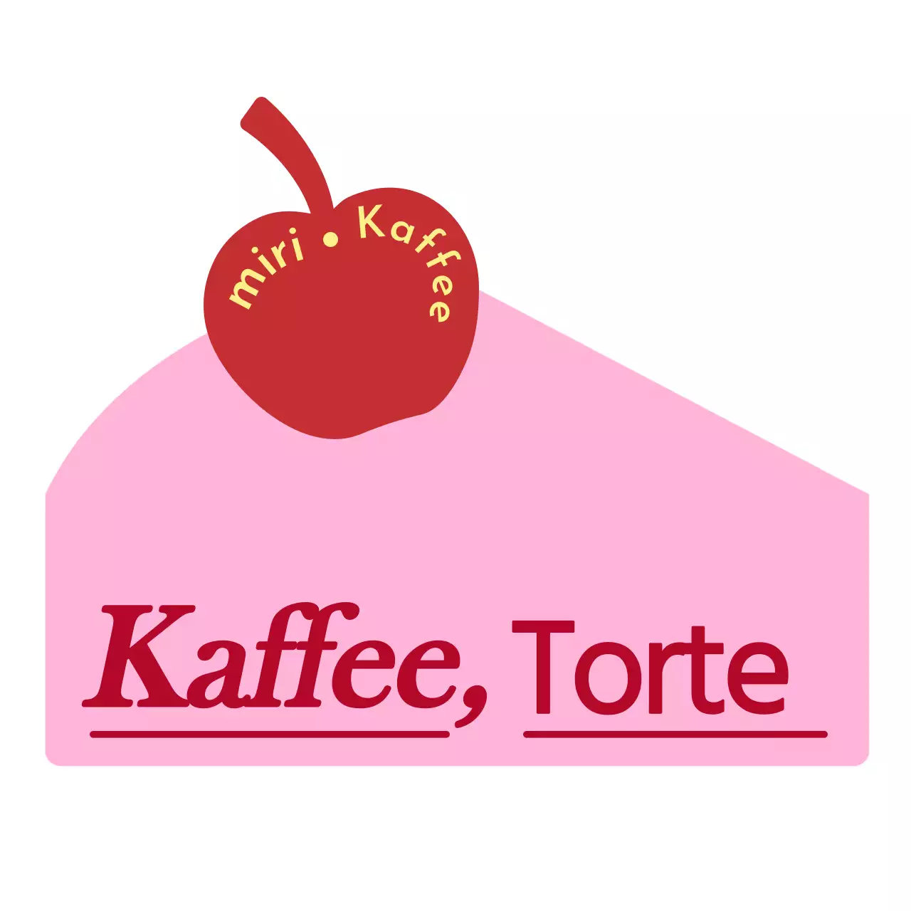 Rosa kitschige Torte