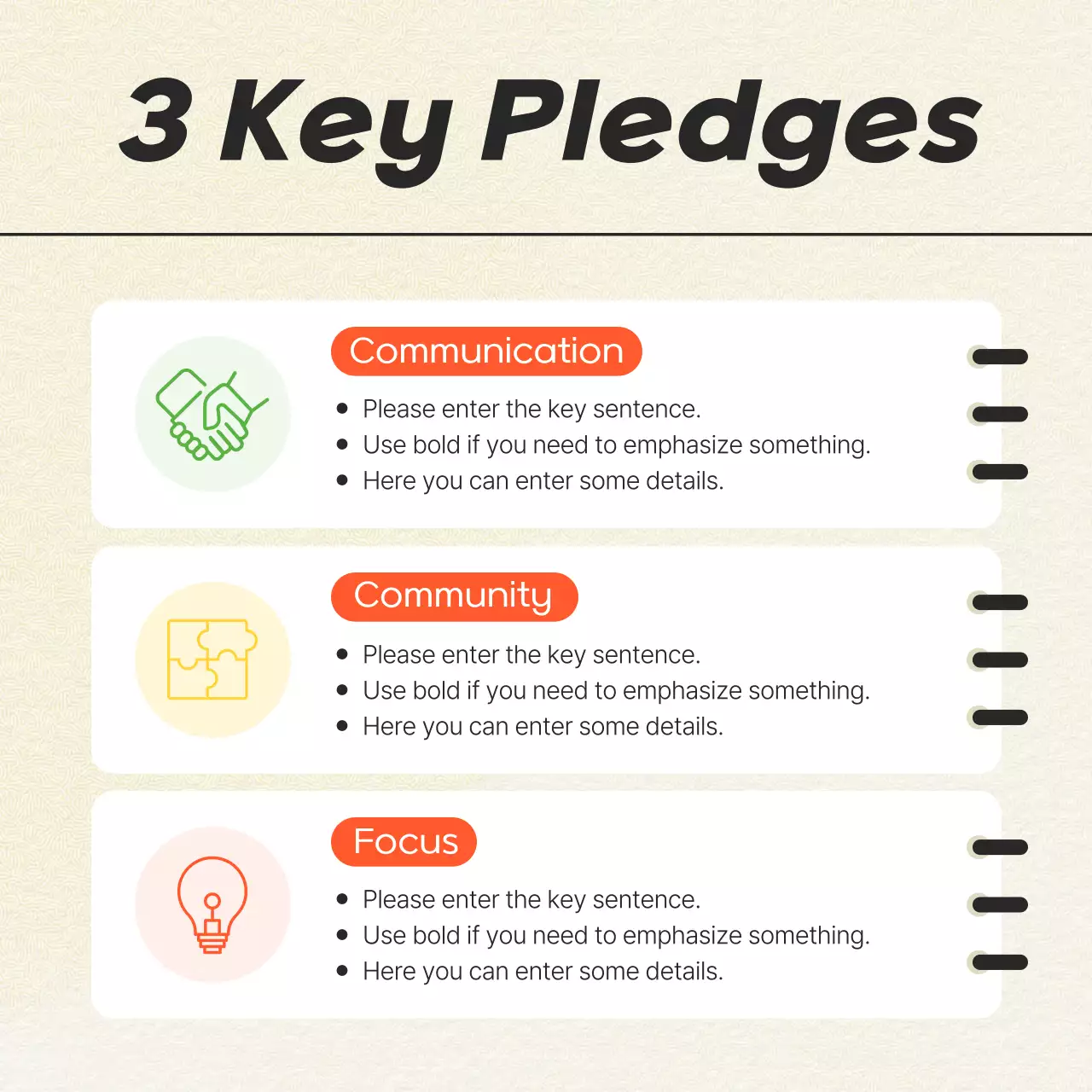 Undangan Pemilihan Sekolah Modern Berwarna-warni di Instagram Carousel