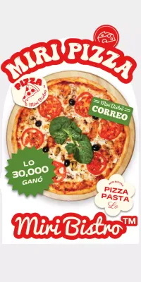 Pizza al estilo americano Red Vintage