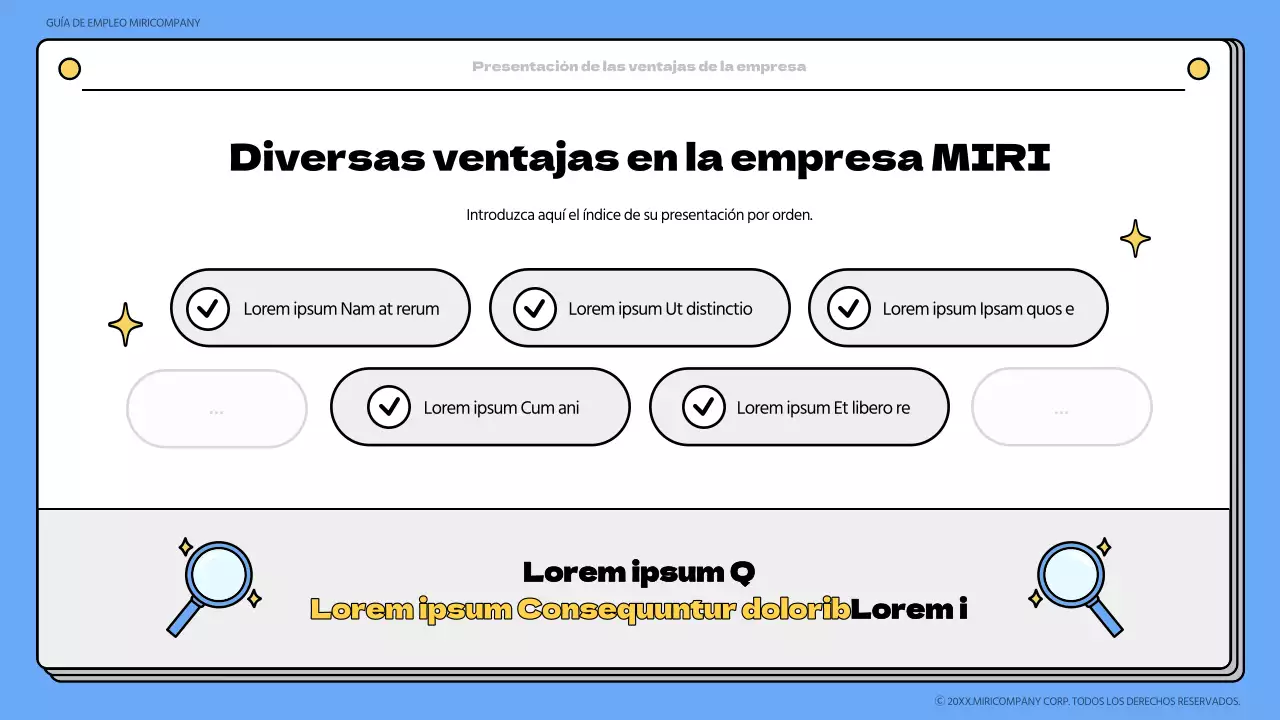 Materiales de formación del libro de embarque azul y amarillo
