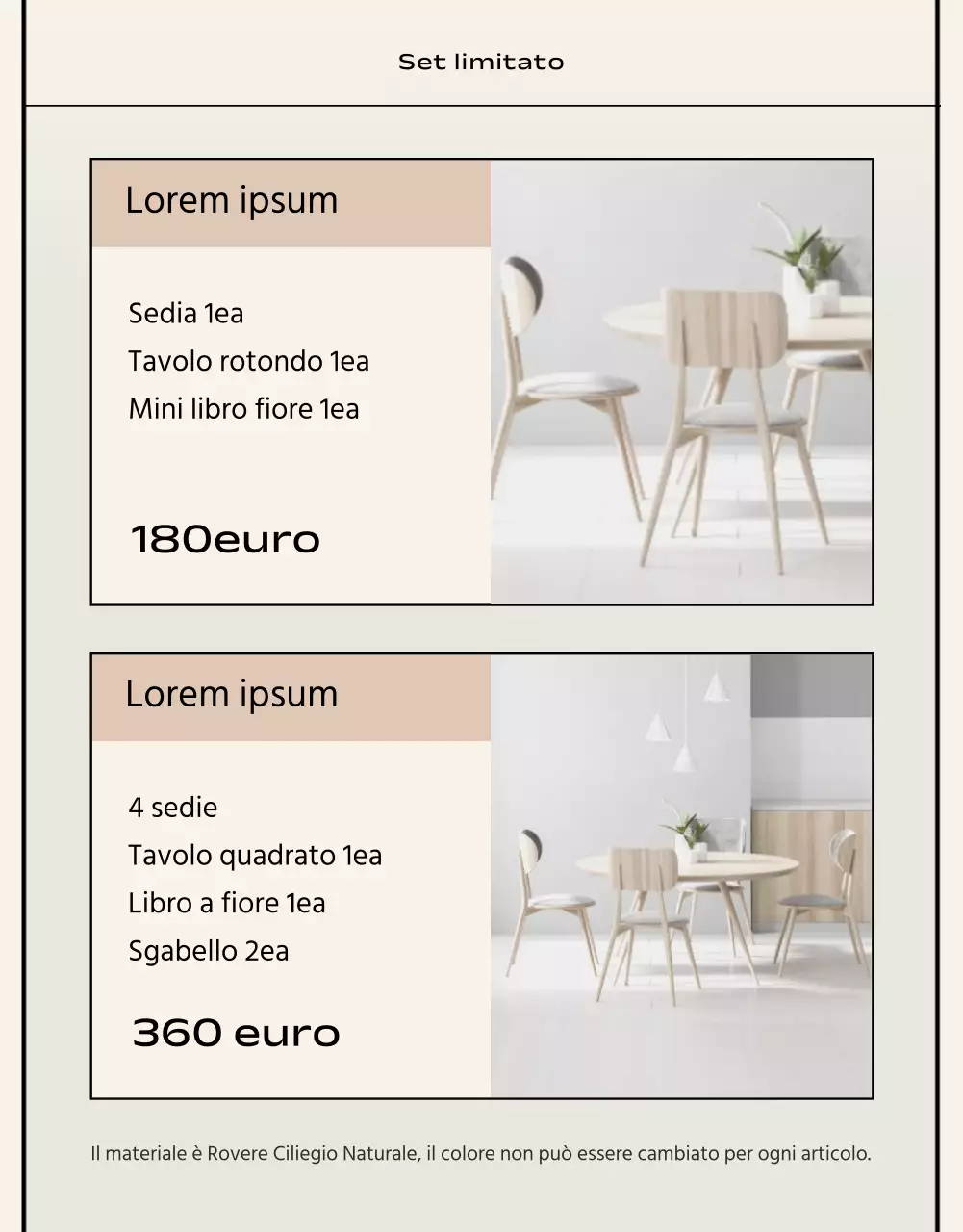 Stile essenziale in nero e beige Marchio commerciale