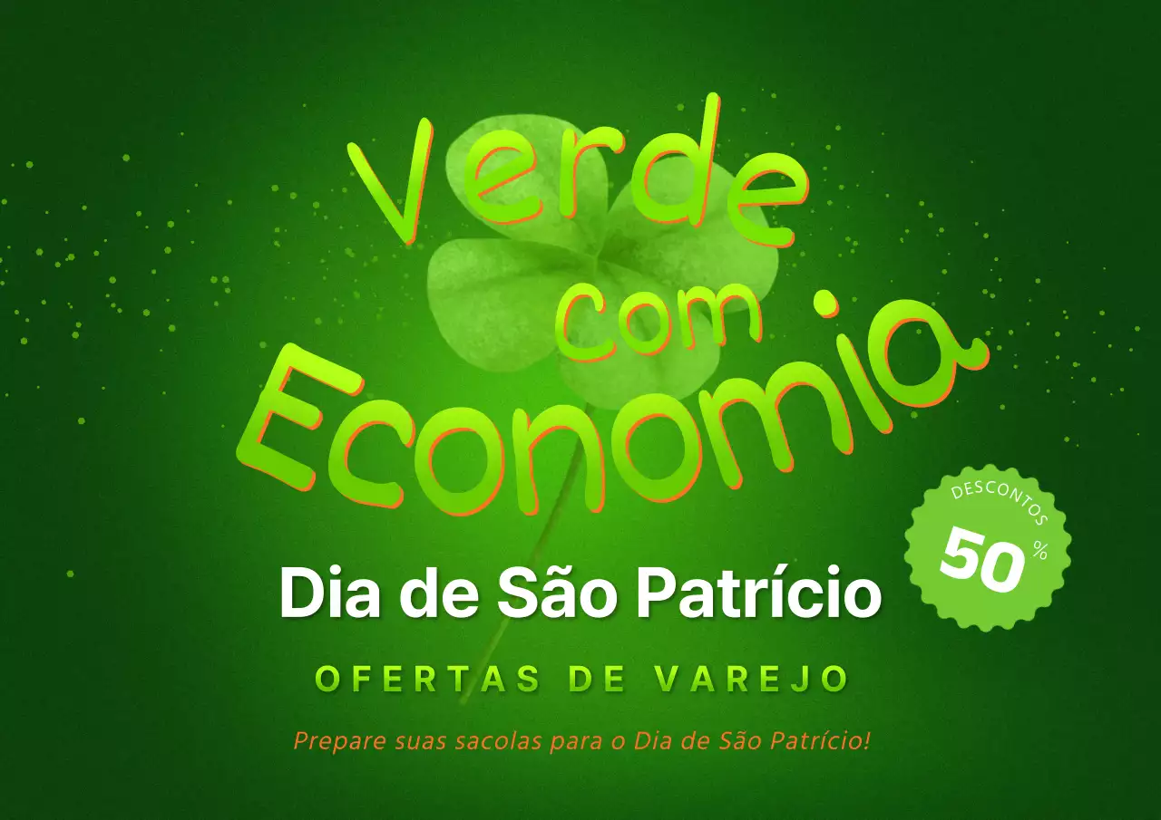 Promover eventos do Dia de São Patrício em verde